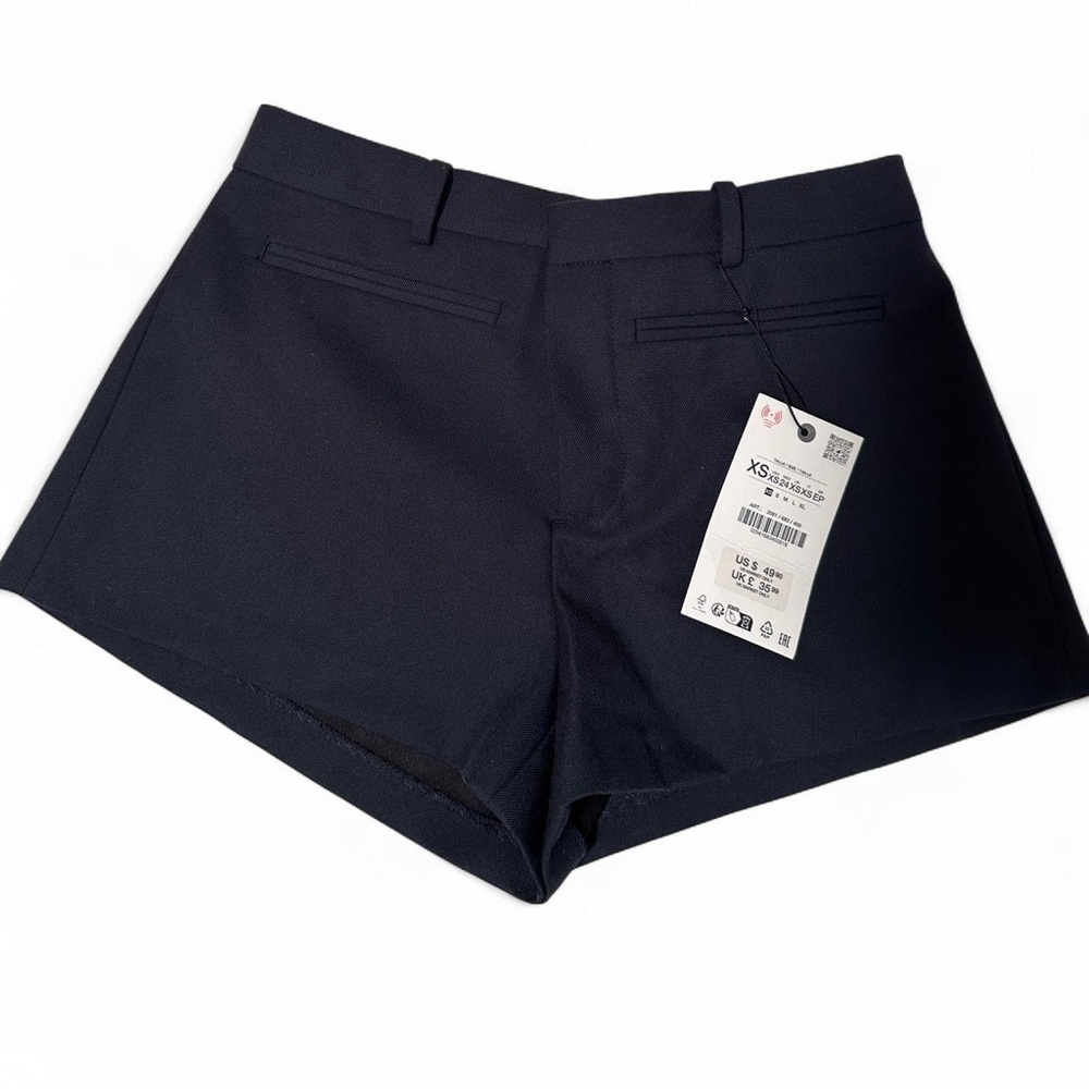 Zara navy blue hot shorts XS